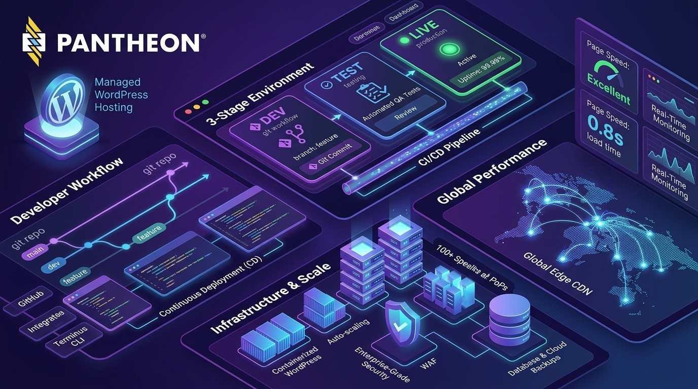 Pantheon managed WordPress hosting platform