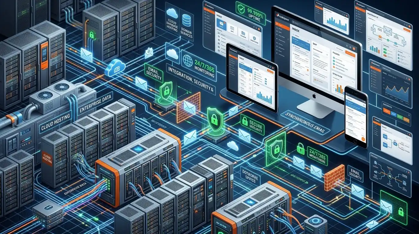 Rackspace hosting and webmail platform